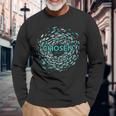 Chosen Jesus' Miracle Of The Fish In Bible Against Current Long Sleeve T-Shirt Gifts for Old Men