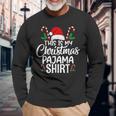 This Is My Christmas Pajama Christmas Long Sleeve T-Shirt Gifts for Old Men