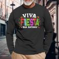 Cinco De Mayo Viva Fiesta San Antonio Long Sleeve T-Shirt Gifts for Old Men