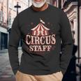 Circus Staff Vintage Circus Circus Staff Langarmshirts Geschenke für alte Männer