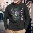 Clan Wood Family Name Surname Reunion Matching Family Tree Long Sleeve T-Shirt Gifts for Old Men