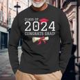 Class Of 2024 Congrats Grad Congratulations Graduate Senior Long Sleeve T-Shirt Gifts for Old Men