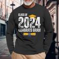Class Of 2024 Congrats Grad Graduate Congratulations Senior Long Sleeve T-Shirt Gifts for Old Men