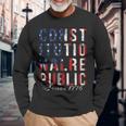 Constitutional Republic Since 1776 Usa America 4Th Of July Long Sleeve T-Shirt Gifts for Old Men