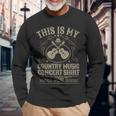 This Is My Country Music Concert Nashville Tennessee Vintage Long Sleeve T-Shirt Gifts for Old Men