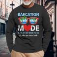 Couples Trip Matching Summer Vacation Baecation Mode-Vibes Long Sleeve T-Shirt Gifts for Old Men
