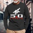 Coyote 50 Race Drag Gt Lx Street Rod Hot Rod Long Sleeve T-Shirt Gifts for Old Men