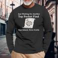 Curse Of Oak Island Metal Detecting Top Pocket Find Long Sleeve T-Shirt Gifts for Old Men