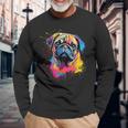 Cute Pug Langarmshirts Geschenke für alte Männer