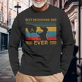 Dachshund Papa Best Dachshund Dad Ever Langarmshirts Geschenke für alte Männer