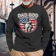 Dad Bod Hunting Squad Vintage American Flag Father's Day Long Sleeve T-Shirt Gifts for Old Men