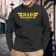 Dad Daddingatertag Superheldater Papa Langarmshirts Geschenke für alte Männer