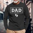Dad Est 2024 Father's Day First Time Daddy Soon To Be Dad Long Sleeve T-Shirt Gifts for Old Men