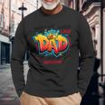 Dad Graffiti Man Of God Father’S Day For Dad Long Sleeve T-Shirt Gifts for Old Men