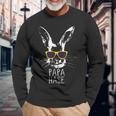 Dad Rabbit Easter Bunny Partner Look Easter Langarmshirts Geschenke für alte Männer