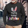 Dad Rabbit Easter Bunny Partner Look Outfit Easter Langarmshirts Geschenke für alte Männer