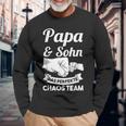 Dad And Son Langarmshirts Geschenke für alte Männer