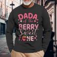 Dada Of The Berry Sweet One Strawberry First Birthday Long Sleeve T-Shirt Gifts for Old Men