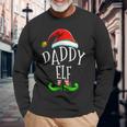 Daddy Elf Family Matching Christmas Long Sleeve T-Shirt Gifts for Old Men