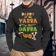 Daddy Of The Yabba Dabba Two Ancient Times 2Nd Birthday Long Sleeve T-Shirt Gifts for Old Men