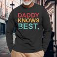 Damen Papa Weiß Es Am Besten Papa Papa Poppaater Stiefvater Ehemann Mit-Ausschnitt Langarmshirts Geschenke für alte Männer