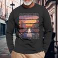 Dare To Explore Travel Long Sleeve T-Shirt Gifts for Old Men