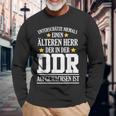 Ddr Ossi Ostdeutschland Saying Older Mr Surprise Langarmshirts Geschenke für alte Männer