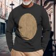 Deer Bear Fuzzy Hairy Belly Costume Long Sleeve T-Shirt Gifts for Old Men