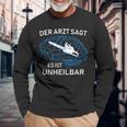 Der Arzt Sagt Es Ist Unheilbar Chainsaw Langarmshirts Geschenke für alte Männer