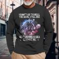 The Devil Still Has Restraining Order Against Me Veteran Long Sleeve T-Shirt Gifts for Old Men