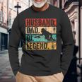 Día Del Padre Marido Papá Dj Leyenda Dj Disco Jockey Música Camiseta de manga larga Regalos para ancianos