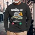 Die Eisenbahn Ruft Und Ich Muss Los Lokführer Triebfahrzeug Langarmshirts Geschenke für alte Männer