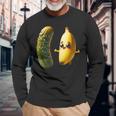 Dill Pickle Dilly Pickle Kosher Dill Lover Baby Banana Boy Long Sleeve T-Shirt Gifts for Old Men