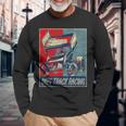 Dirt Track Racing Race Sprint Car Vintage Retro Dirt Track Long Sleeve T-Shirt Gifts for Old Men
