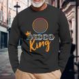 Disco King Espejo Ball Old School Retrointage Disco Dj Top Camiseta de manga larga Regalos para ancianos