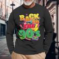Divertida Fiesta Temática Retro De Los 90 Años 90 Camiseta de manga larga Regalos para ancianos