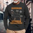 Dobermans Superior German Engineering Long Sleeve T-Shirt Gifts for Old Men
