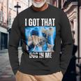 I Got That Dog In Me Xray Meme Quote Women Long Sleeve T-Shirt Gifts for Old Men