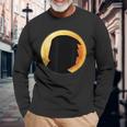 Donald Trump Eclipse Long Sleeve T-Shirt Gifts for Old Men