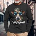 Dorfkind Bauern & Landwirt Kuh Geschenke Dorfkinder Kühe Langarmshirts Geschenke für alte Männer