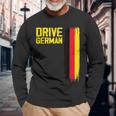 Drive German Cars Germany Flag Driving Long Sleeve T-Shirt Gifts for Old Men