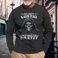 Du Bist Lustig Dich Hol Ich Letzt Sarkasmus Reaper Langarmshirts Geschenke für alte Männer