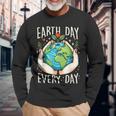Earth Day Everyday Planet Anniversary Long Sleeve T-Shirt Gifts for Old Men
