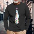 Easter Bunny Tie Graphic For Boys Toddlers Men Long Sleeve T-Shirt Gifts for Old Men