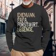 Ehemann Papa Forstwirt Legende Förster Waldarbeiter Outfit Kapuzenjacke Langarmshirts Geschenke für alte Männer