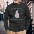 Eigentlich Sind Alle Meine Systeme Nervös Bunny Rabbit Langarmshirts Geschenke für alte Männer
