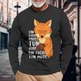 Ein Fuchs Muss Tun Was Ein Fuchs Tun Muss Beautiful Fox S Langarmshirts Geschenke für alte Männer