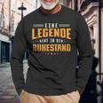 Eine Legende Geht In Den Retirement Pensioner Langarmshirts Geschenke für alte Männer