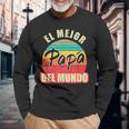 El Mejor Padre Del Mundo Regalo El Día Del Padre Camiseta de manga larga Regalos para ancianos