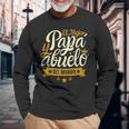 El Mejor Papa Y Abuelo Del Mundo Para Día Del Padre Camiseta de manga larga Regalos para ancianos